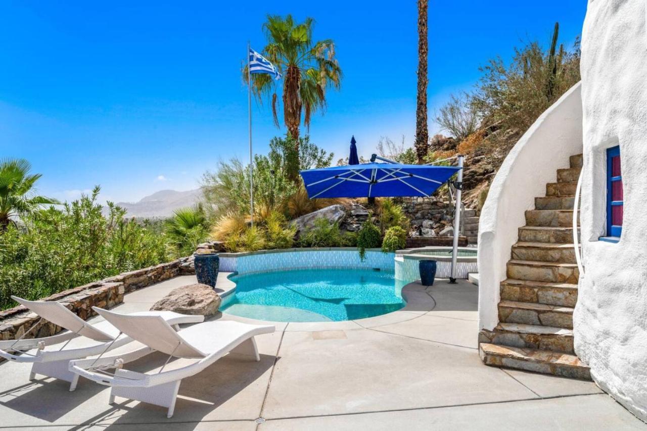 Santorini House Panoramic Palm Springs Views Villa Exterior foto